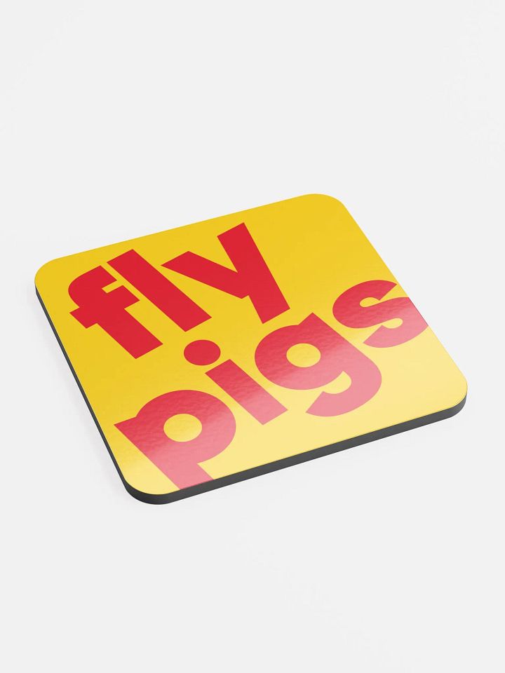 flght FLY PIGS EMOJI Coaster product image (2)