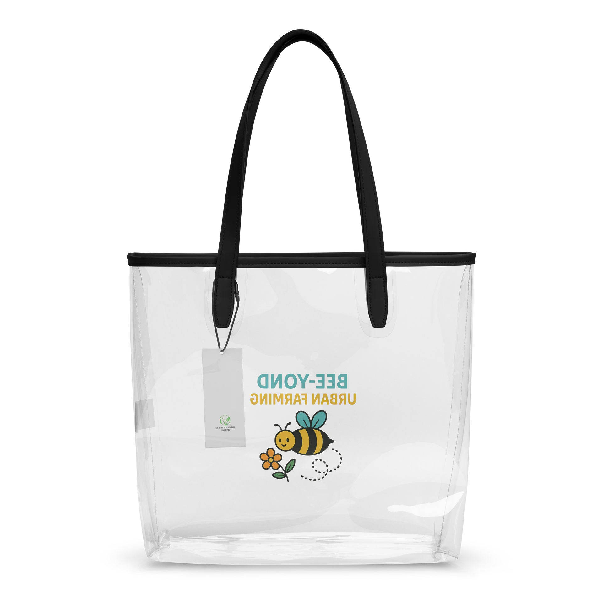 BEE-YOND Urban Farming Clear Tote Bag product image (2)