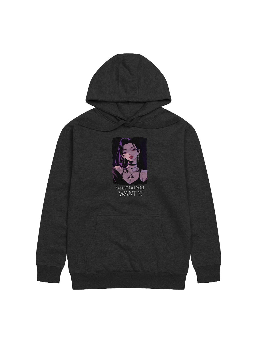 "What do you want ?!" Front Unisex Printed Hoodie product image (1)