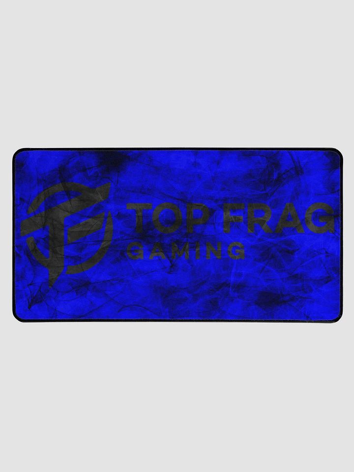 TopFrag™ Blue Spiral Dark Logo Desk Mat 15.5" x 31.5" product image (1)