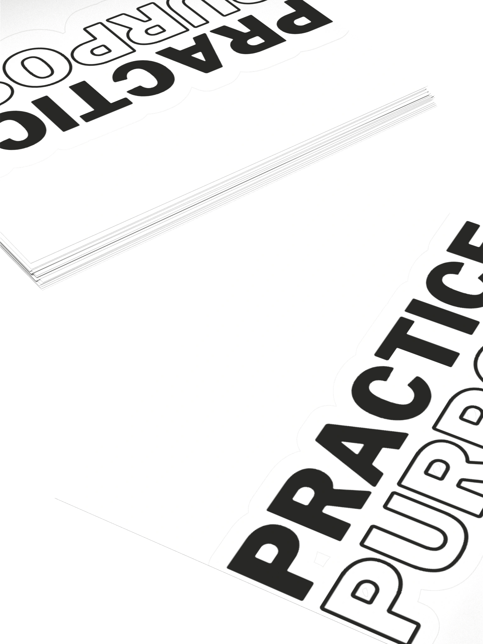 PRACTICE PURPOSE Sticker product image (4)