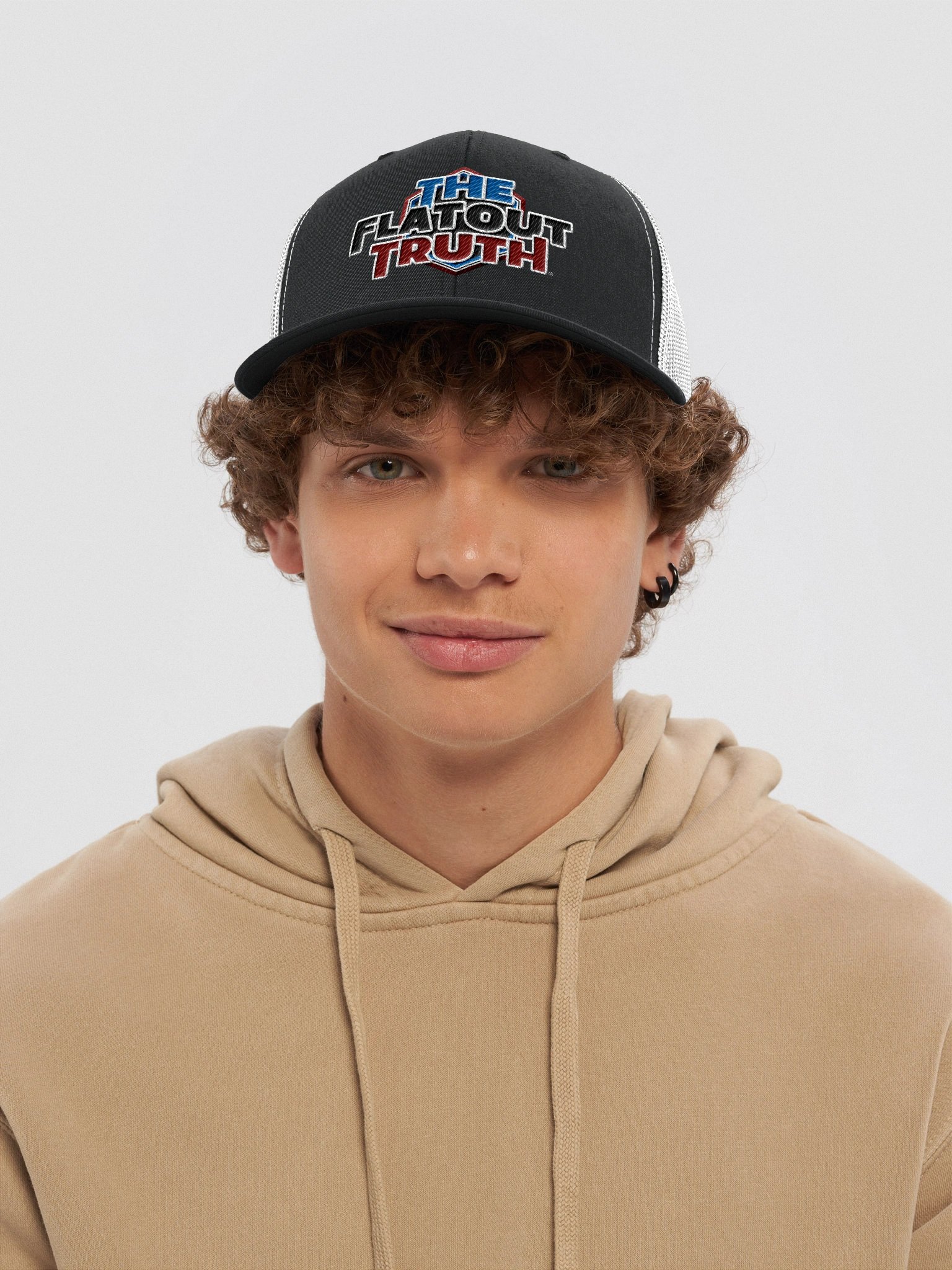 TFOT Embroidered Red Hex Snapback Trucker Hat product image (4)