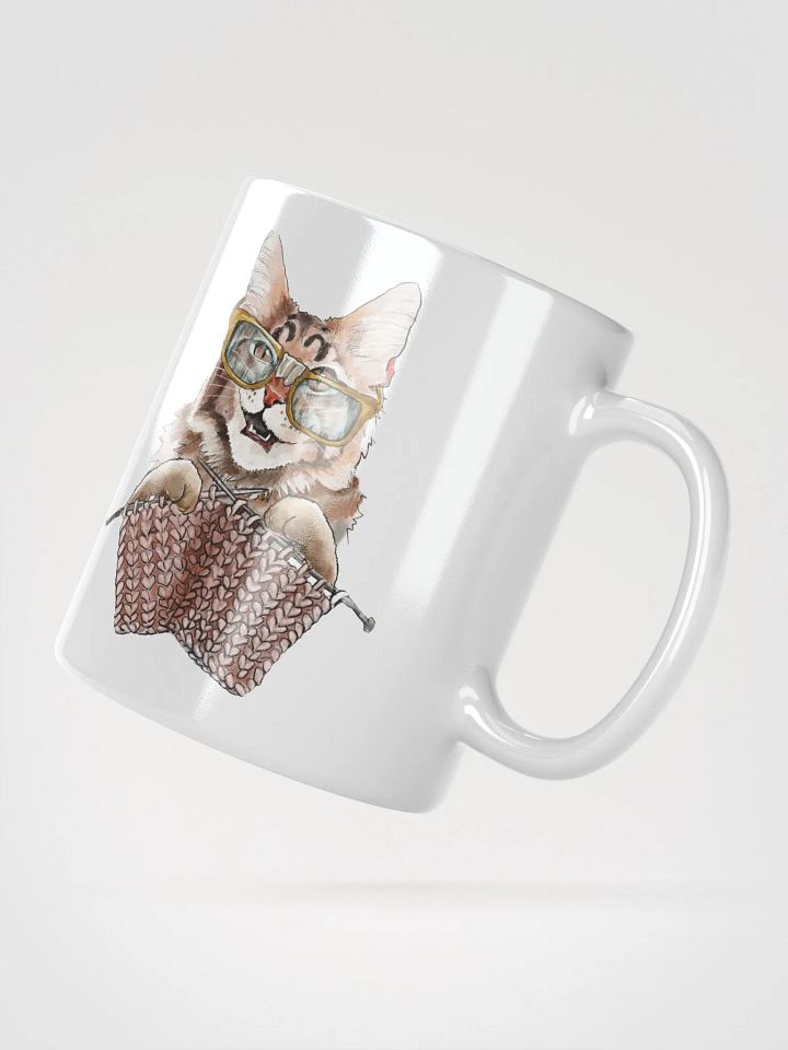 Knitting Cat with Glasses product image (2)