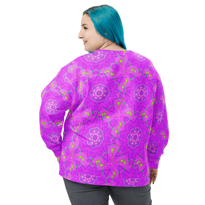 That Abstract Pink Neon Star Unisex Sweatshirt product image (9)