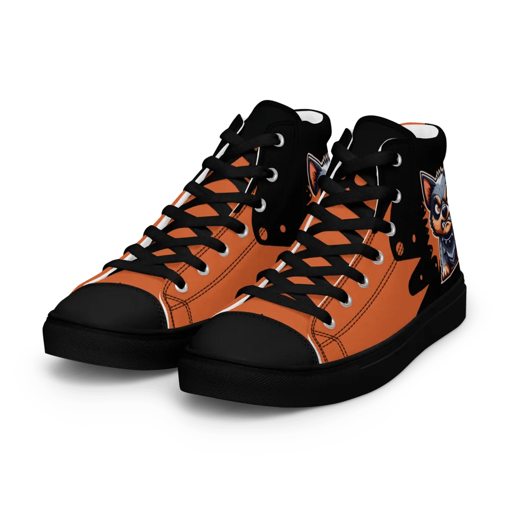 Australian Cattle Dog Angry Pup - Women's Hightop Canvas Shoe product image (6)