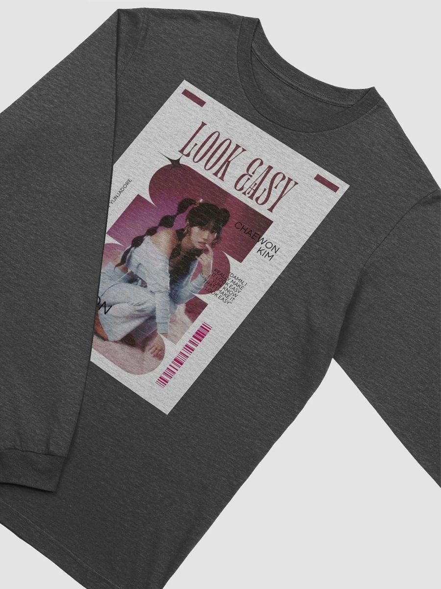 "Look Easy" Kim Chaewon Long Sleeve Shirt product image (3)
