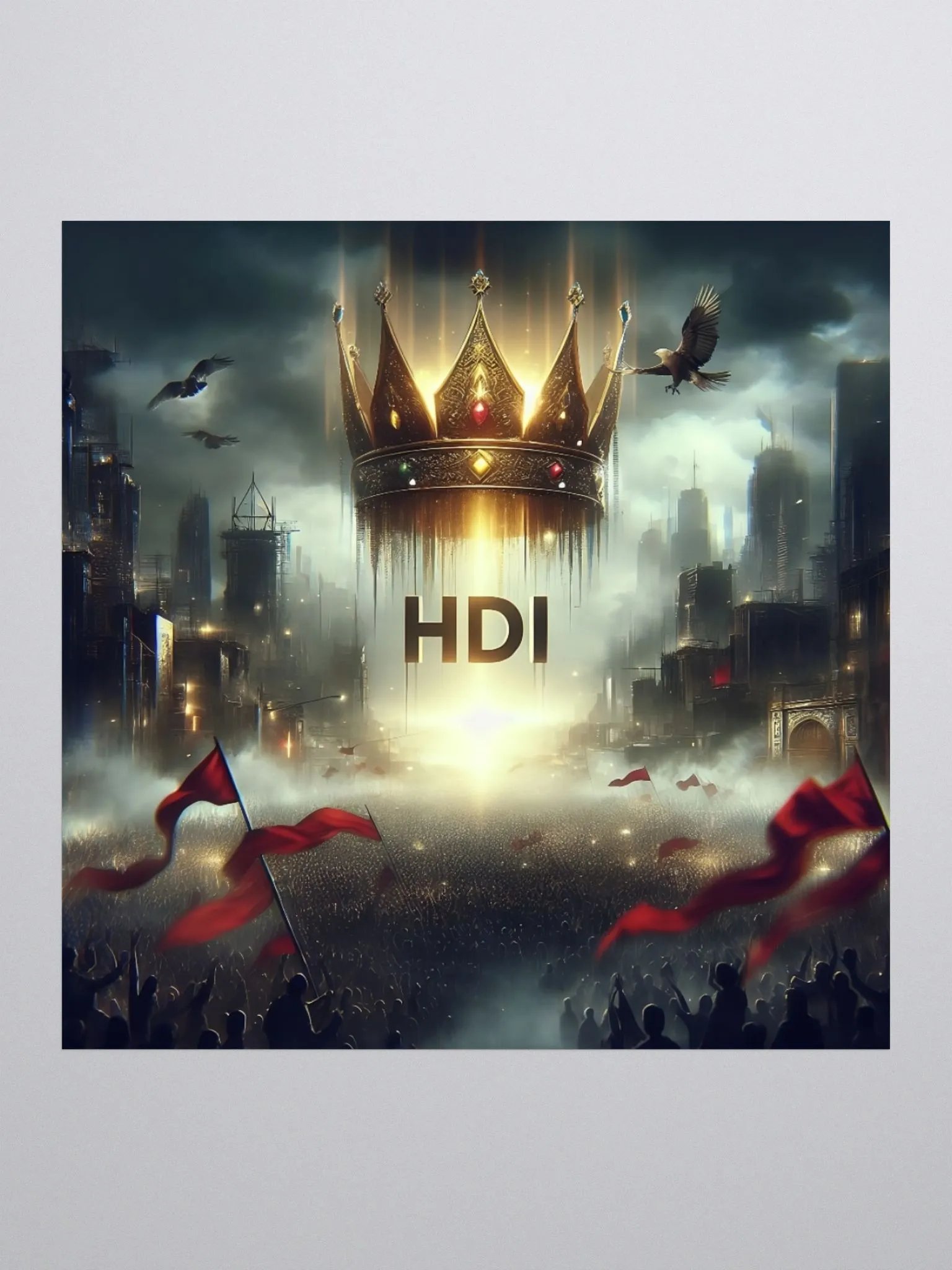 HDI Crown - Cut Stickers product image (1)