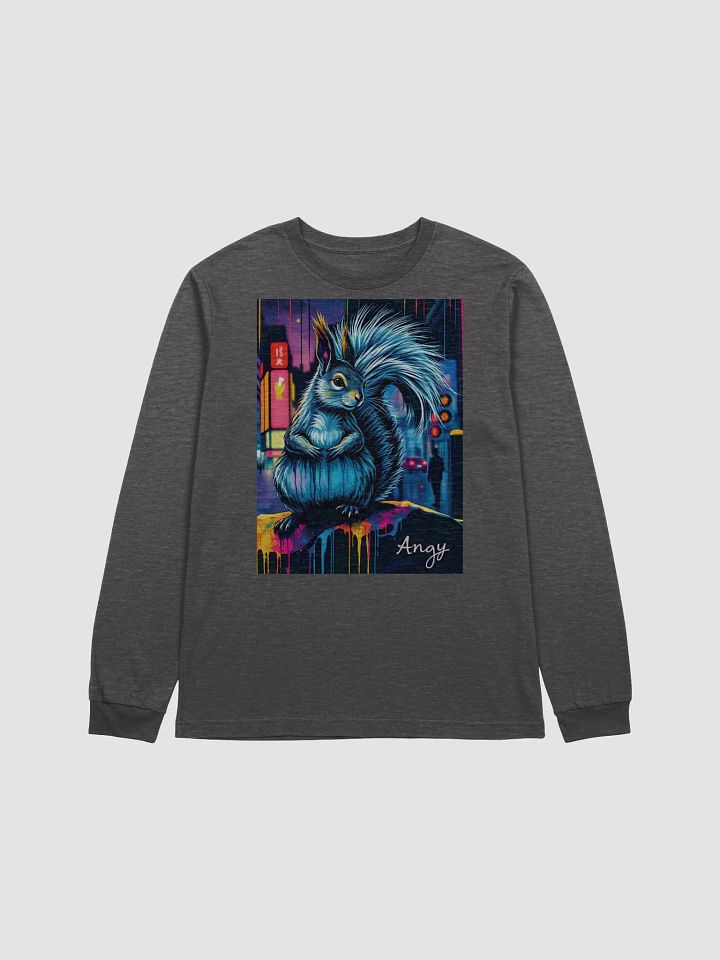 Midnight Squirrel City Long Sleeve Tee product image (1)