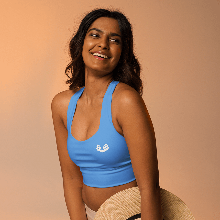 Longline Sports Bra - Blue Radiance product image (5)