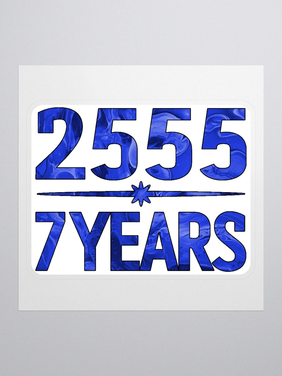 2555 | 7 Years Sticker product image (2)