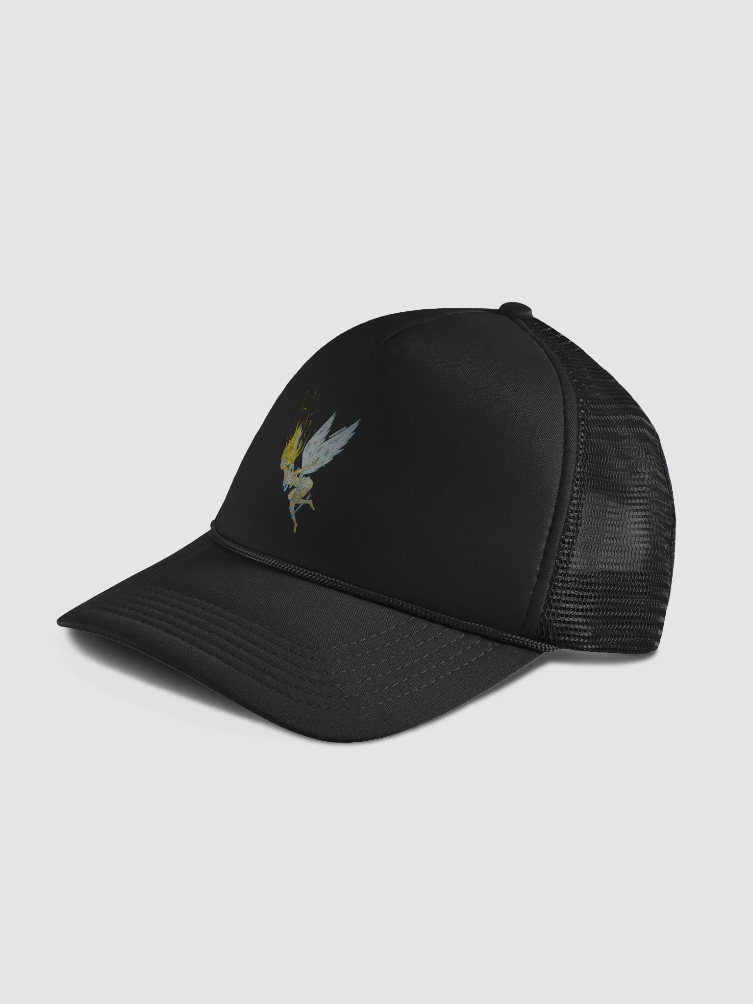 SteamVent Angel Black Trucker Hat product image (4)