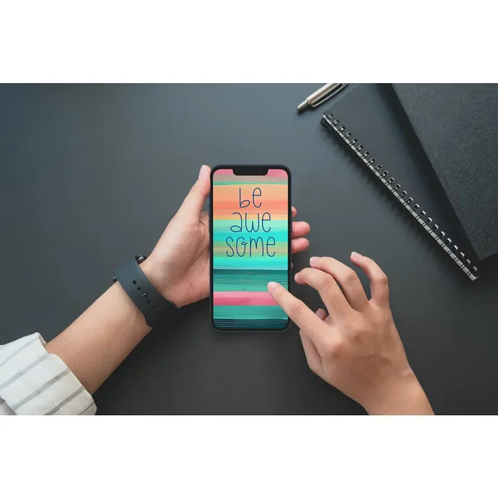 Be Awesome Design Set of 4 Phone Wallpapers #525 product image (2)