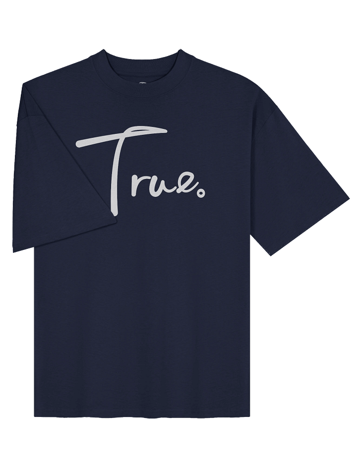 Volume — in French Navy + Whisper White (Oversized/Unisex) product image (2)