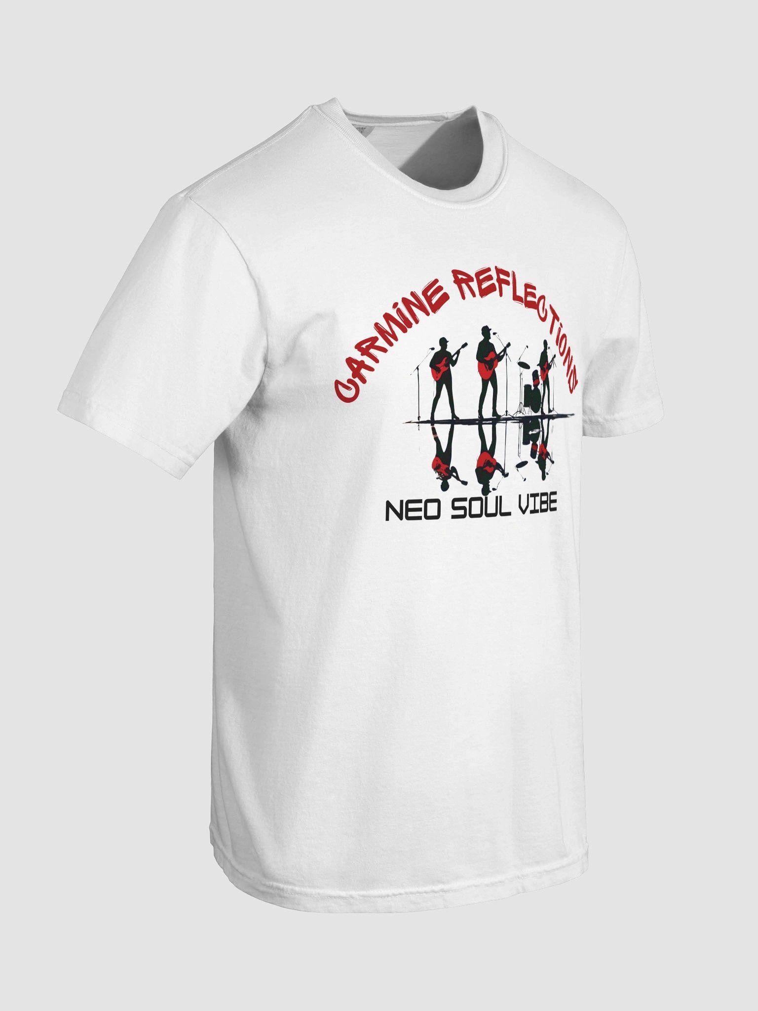 Carmine Reflections | Heavyweight T-Shirt | Men's White product image (8)