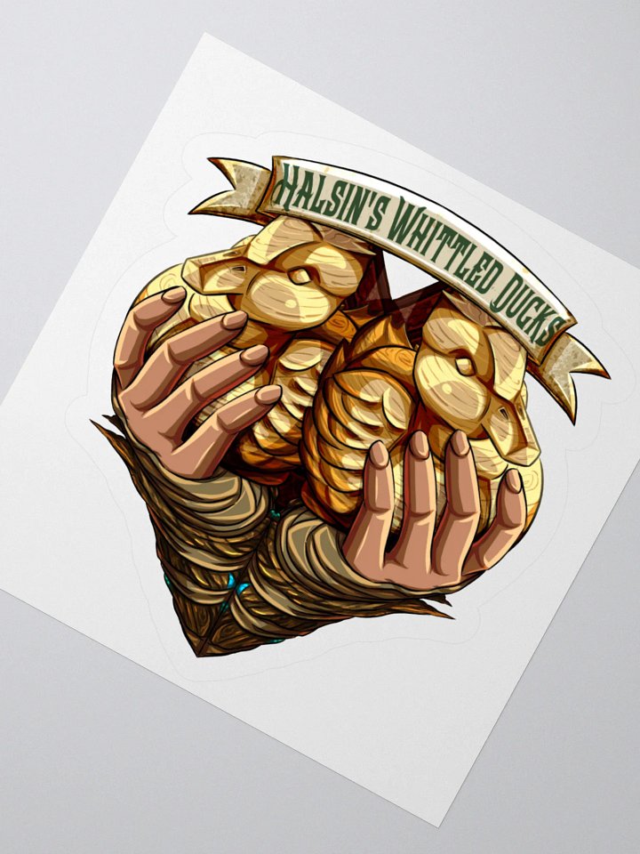 Halsin's Whittled Ducks Sticker product image (6)