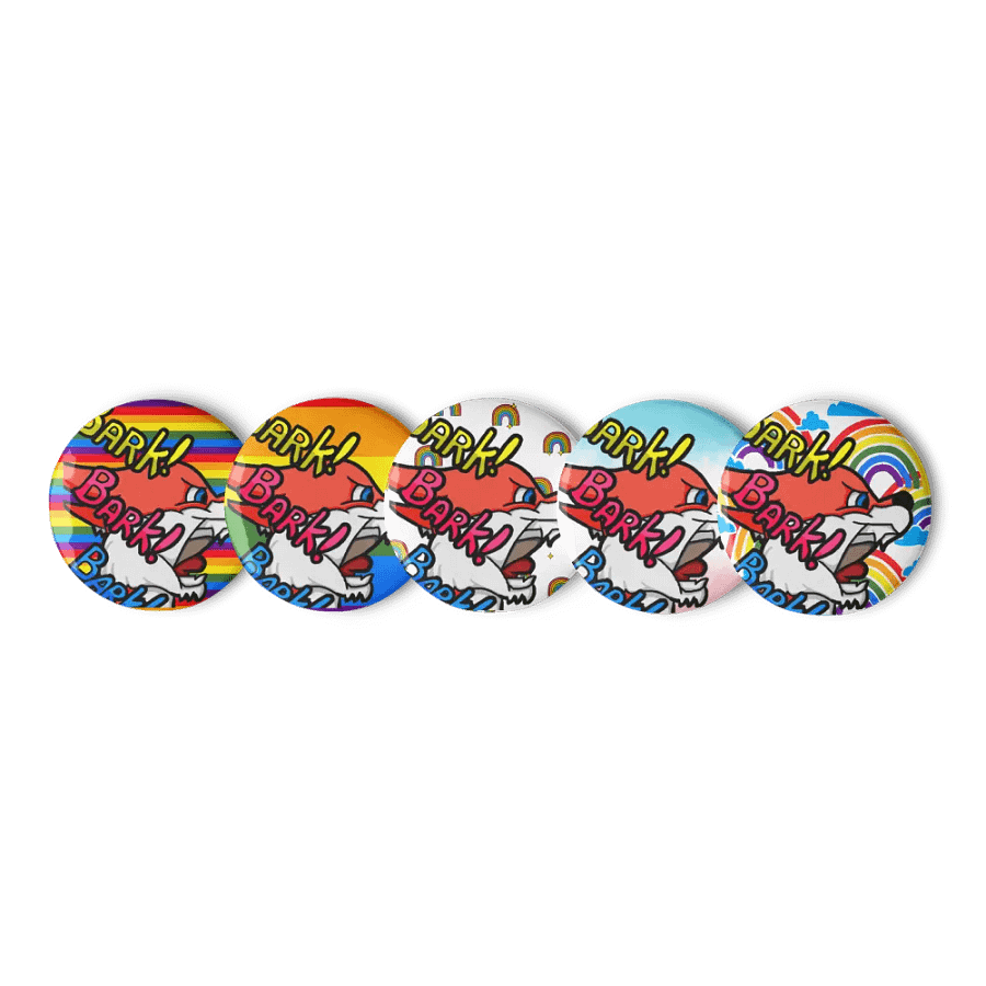 The BARK BARK BARK pride pin collection! product image (1)