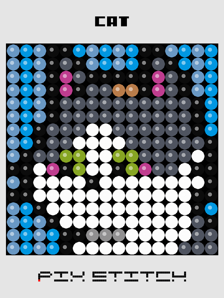 Cat Pixel Art product image (1)
