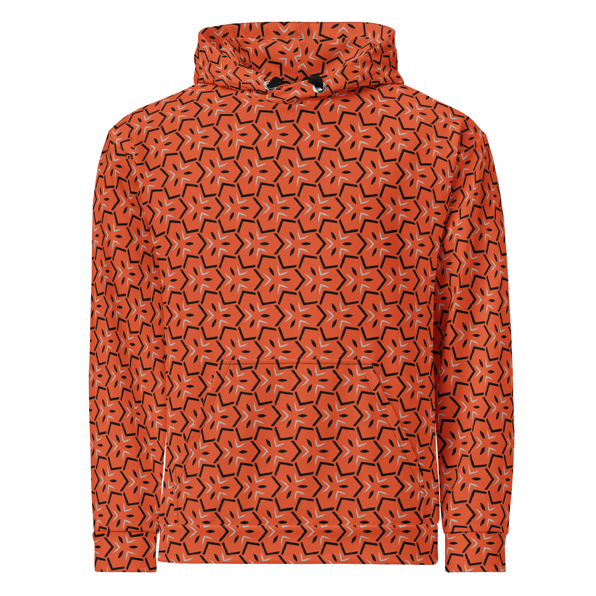 Onyx & Ember Geometric Allover Print Hoodie for Men and Women product image (1)
