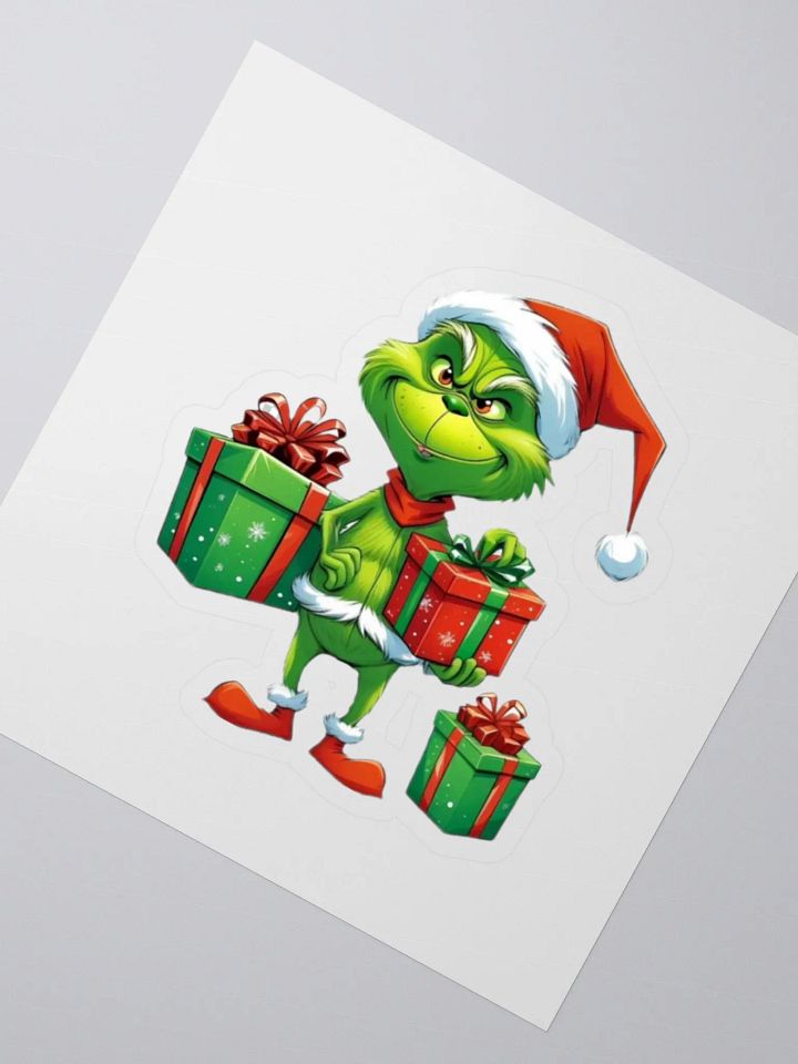 Grinch Santa Sticker Set product image (2)