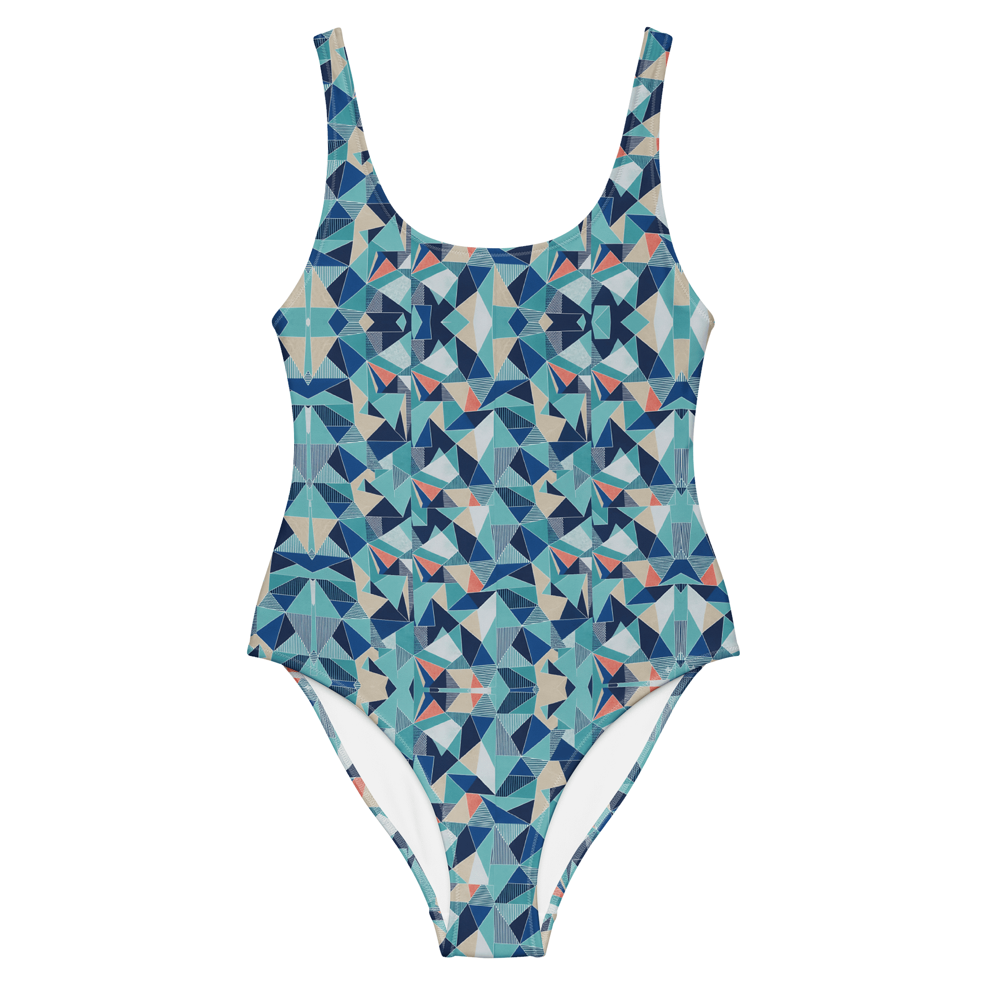 Geo Horizon One-Piece Swimsuit – Modern Wanderlust Swimwear product image (2)
