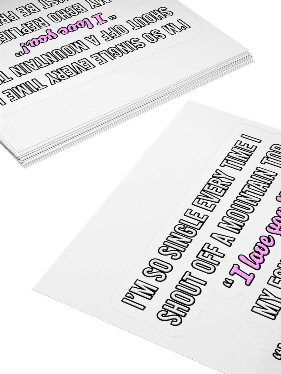 So Single - Sticker product image (4)
