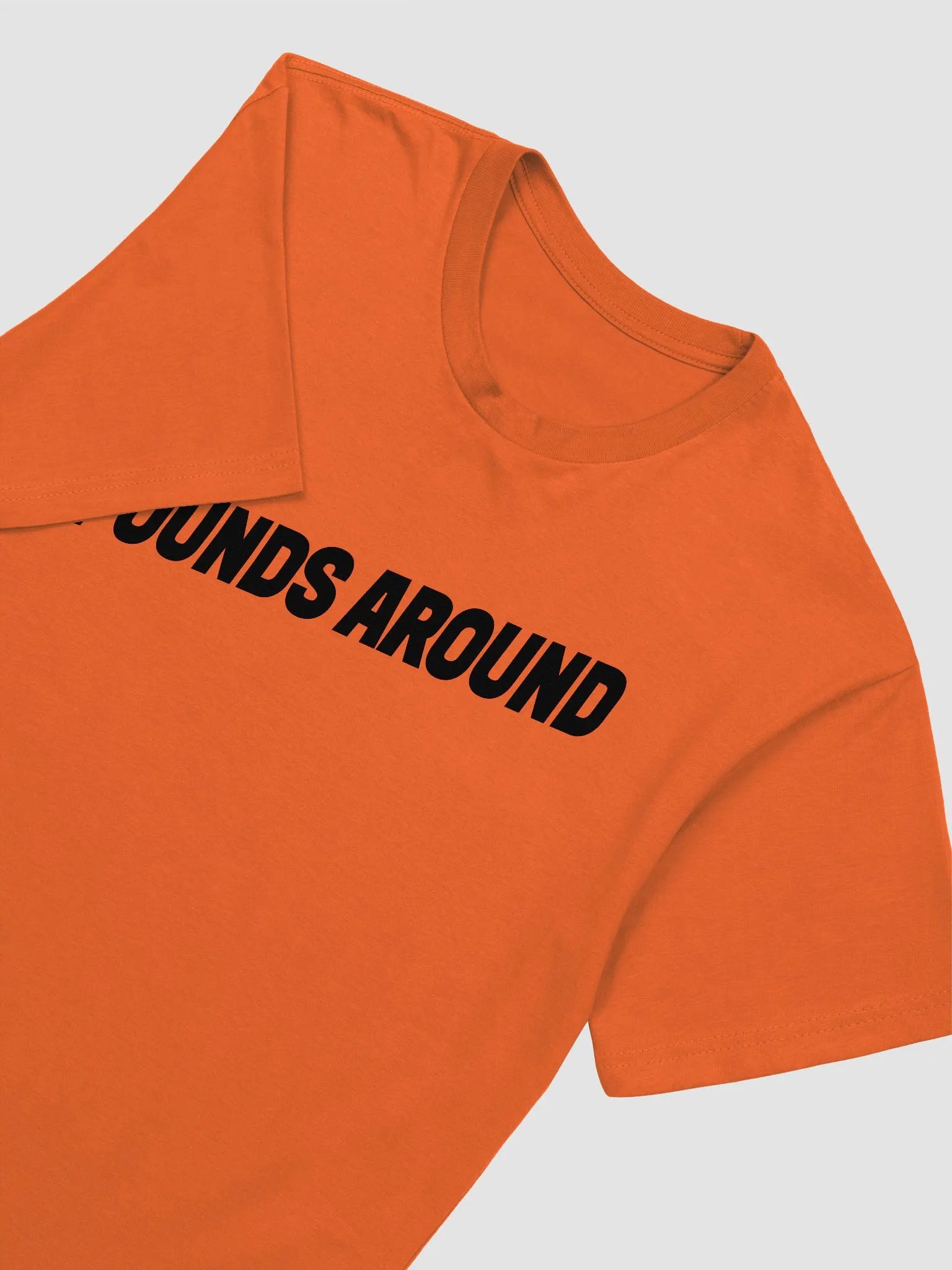 POUNDS AROUND ORANGE AND BLACK SHIRT product image (3)