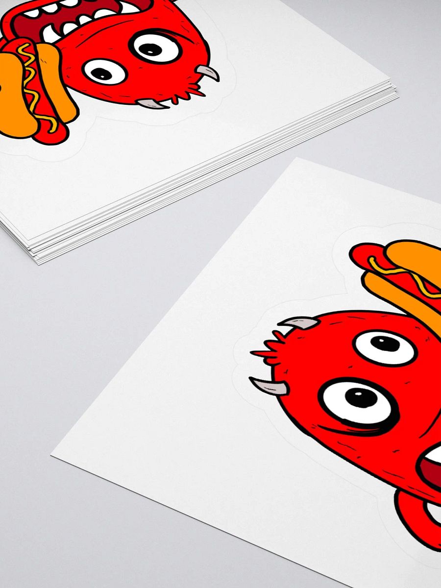 Hot Dog Devil Kiss Cut Stickers product image (13)