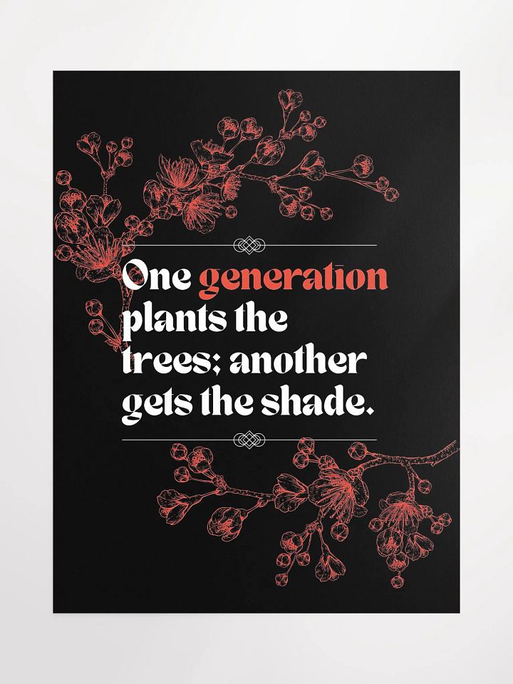 Inspirational Quote Art Poster- 