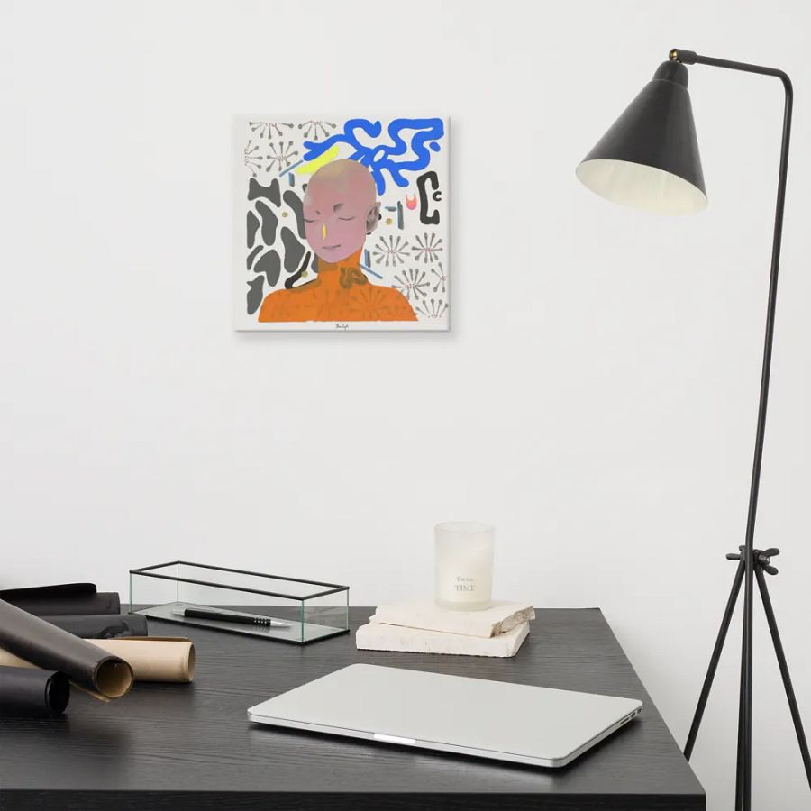 Elven Peace Square Canvas Print product image (10)