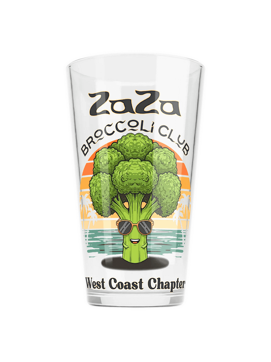 ZaZa Club West Coast Pint Glass product image (1)