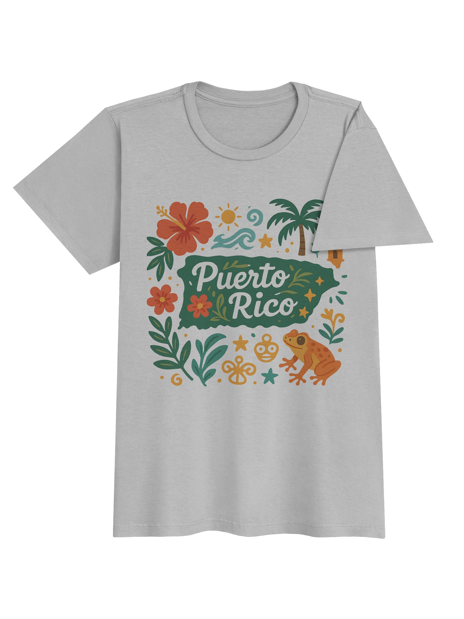Puerto Rico Colorido T-Shirt Mujer product image (3)