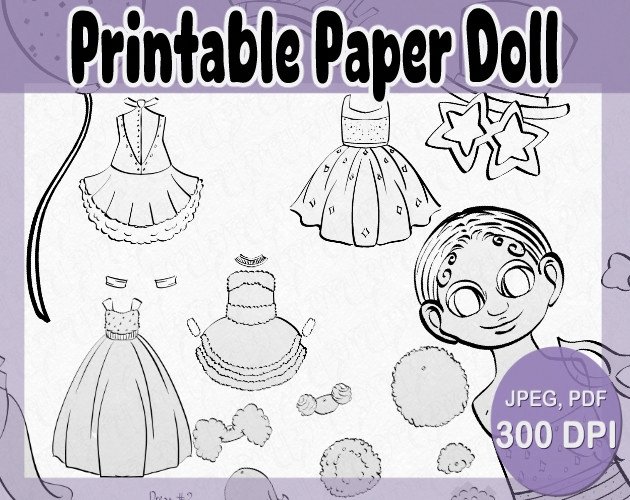 New Year Paper Doll product image (1)