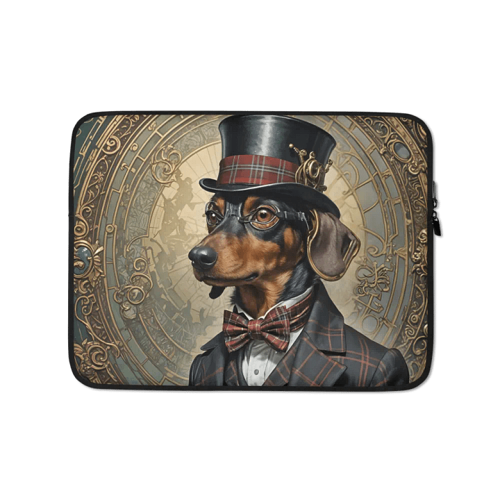 Dapper Dachshund Laptop Sleeve product image (1)