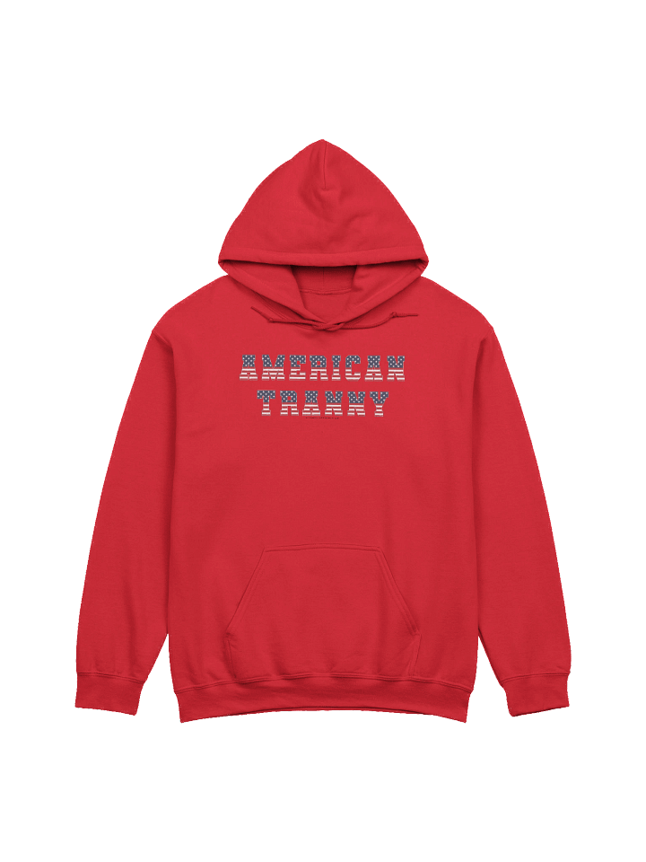 [Buck Angel Shop] American Tranny Flag Letters - Unisex Pullover Graphic Hoodie product image (3)