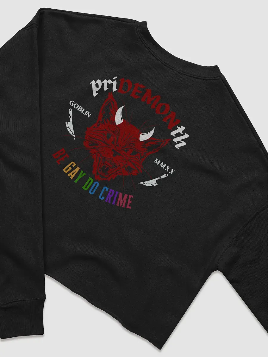 priDEMONth Crop Sweatshirt product image (7)