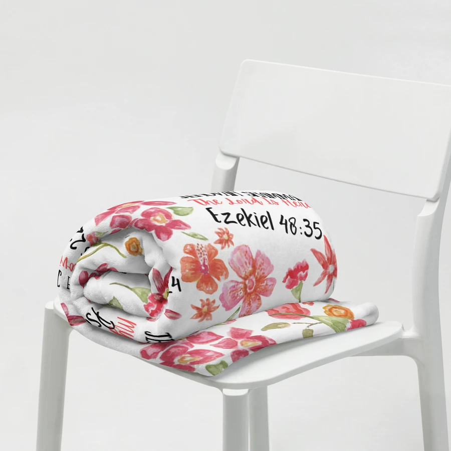 White Floral Names Of God Blanket product image (8)