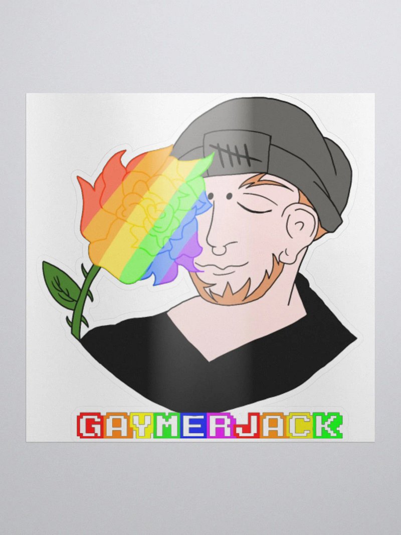 Rose Jack Sticker