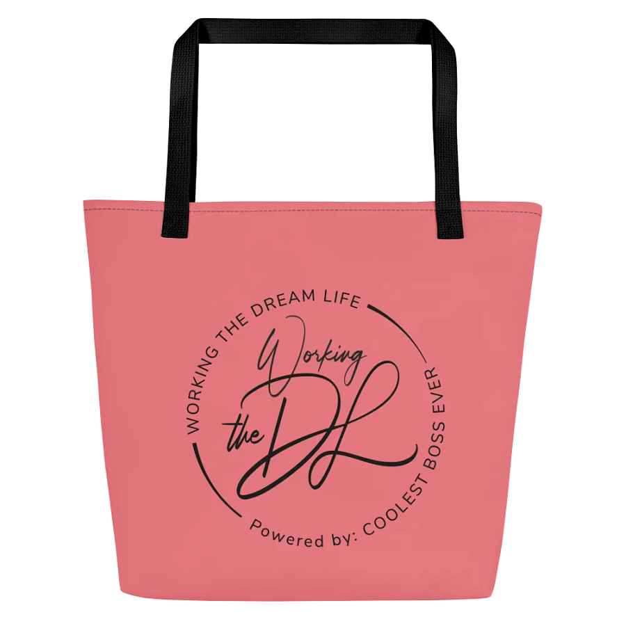 Pink Econscious Organic Cotton Tote Bag – Eco-Friendly Reusable Shopping & Everyday Carry Bag product image (8)