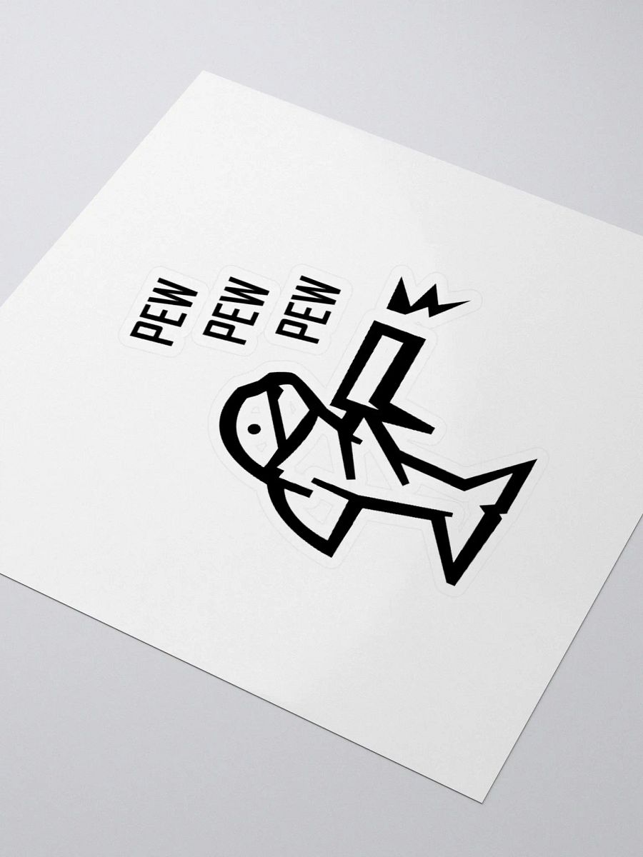 SHARK Pew Pew Pew Sticker product image (3)