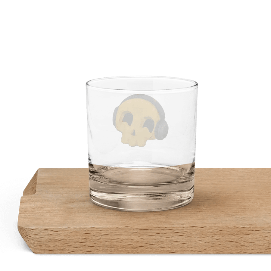 Don't Worry, Be Happy Skull Kid Rocks Glass product image (4)