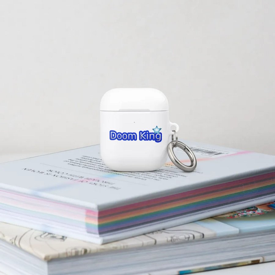 Doom White Ear pod case product image (11)