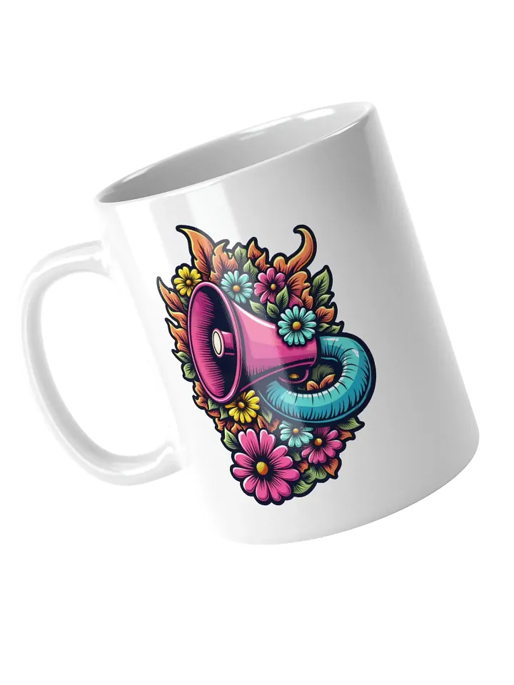 Floral Megaphone Mug product image (1)