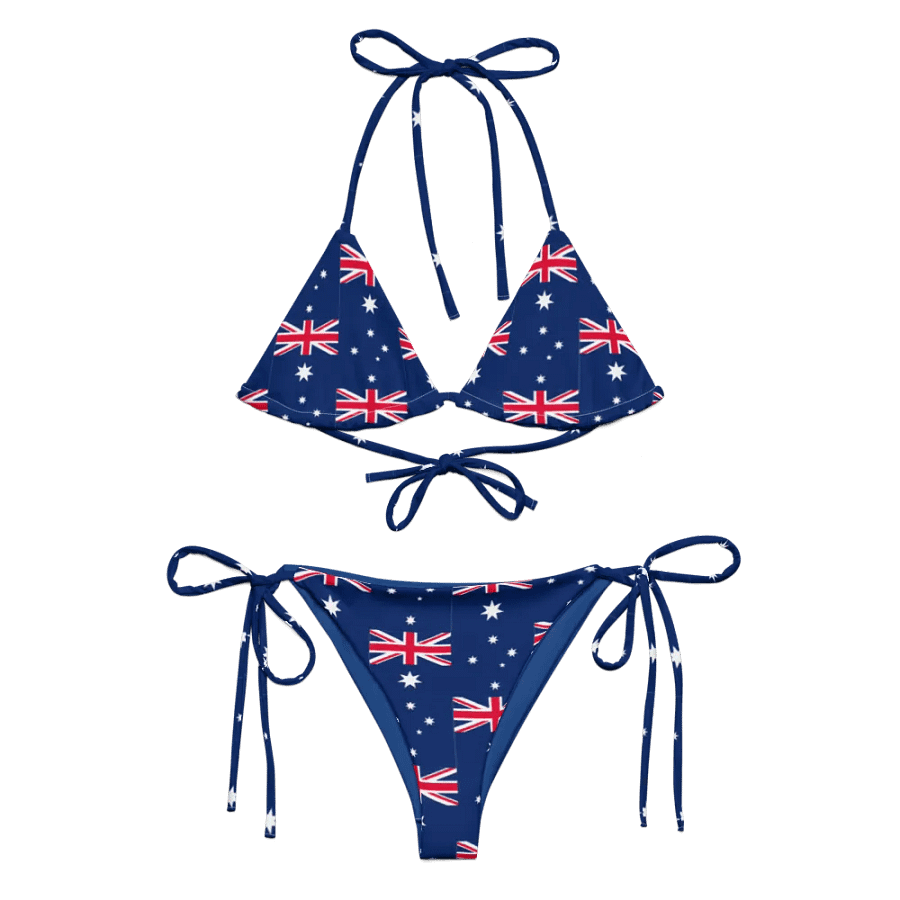 Women's Aussie Flag All-Over Bikini product image (5)
