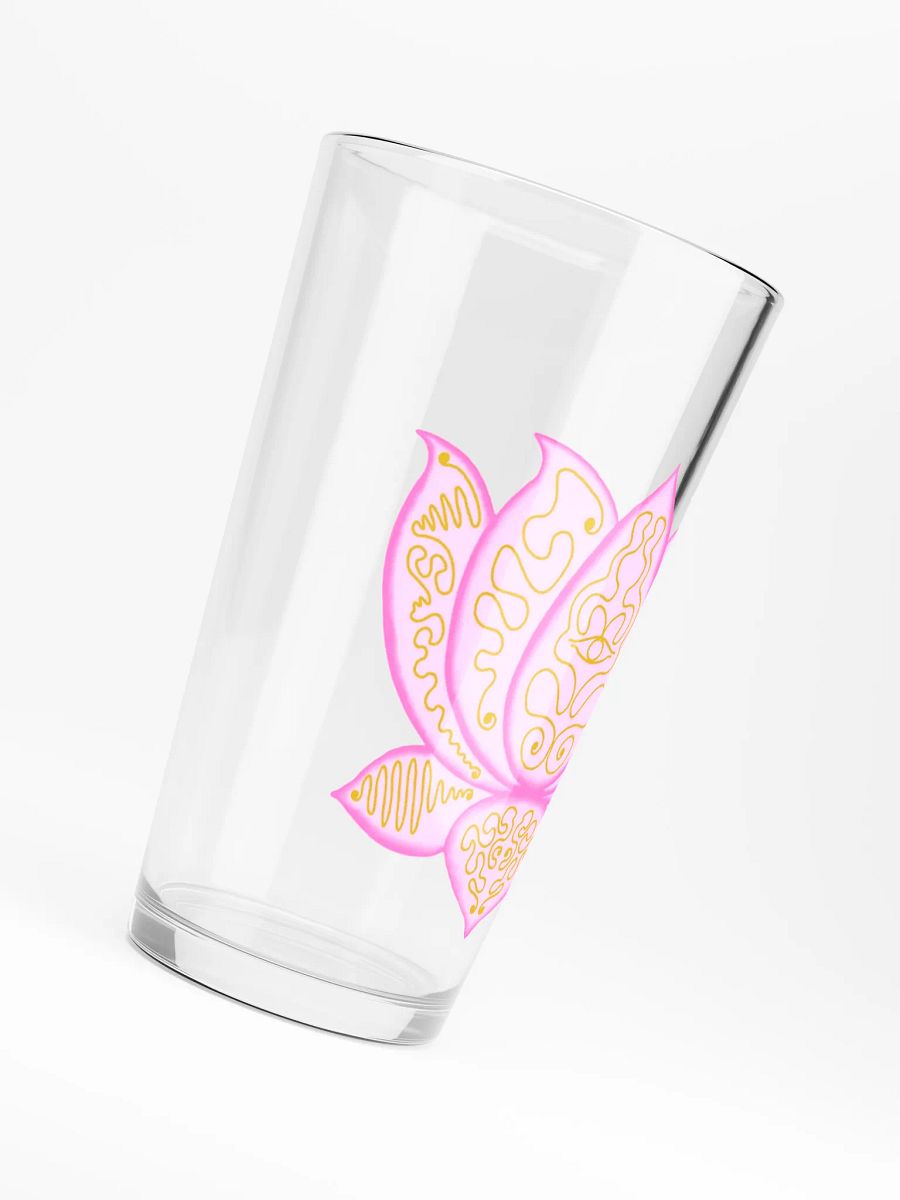 Golden Lotus Eye Shaker Pint Glass product image (6)