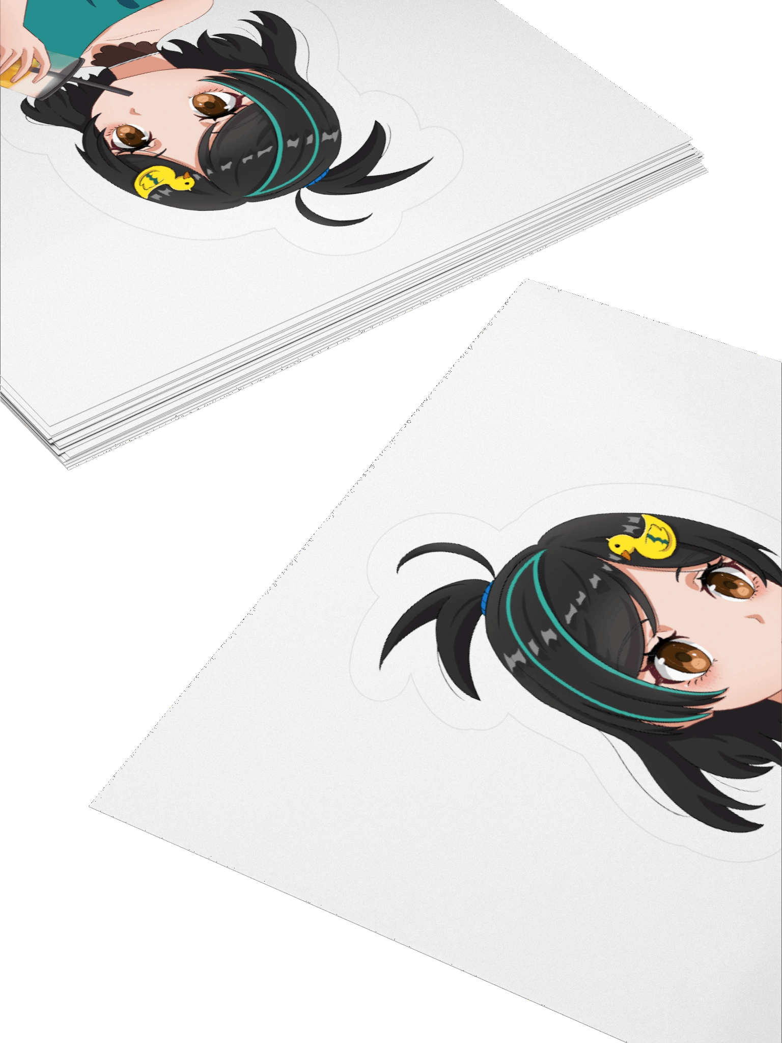 Anas drinking sticker product image (10)