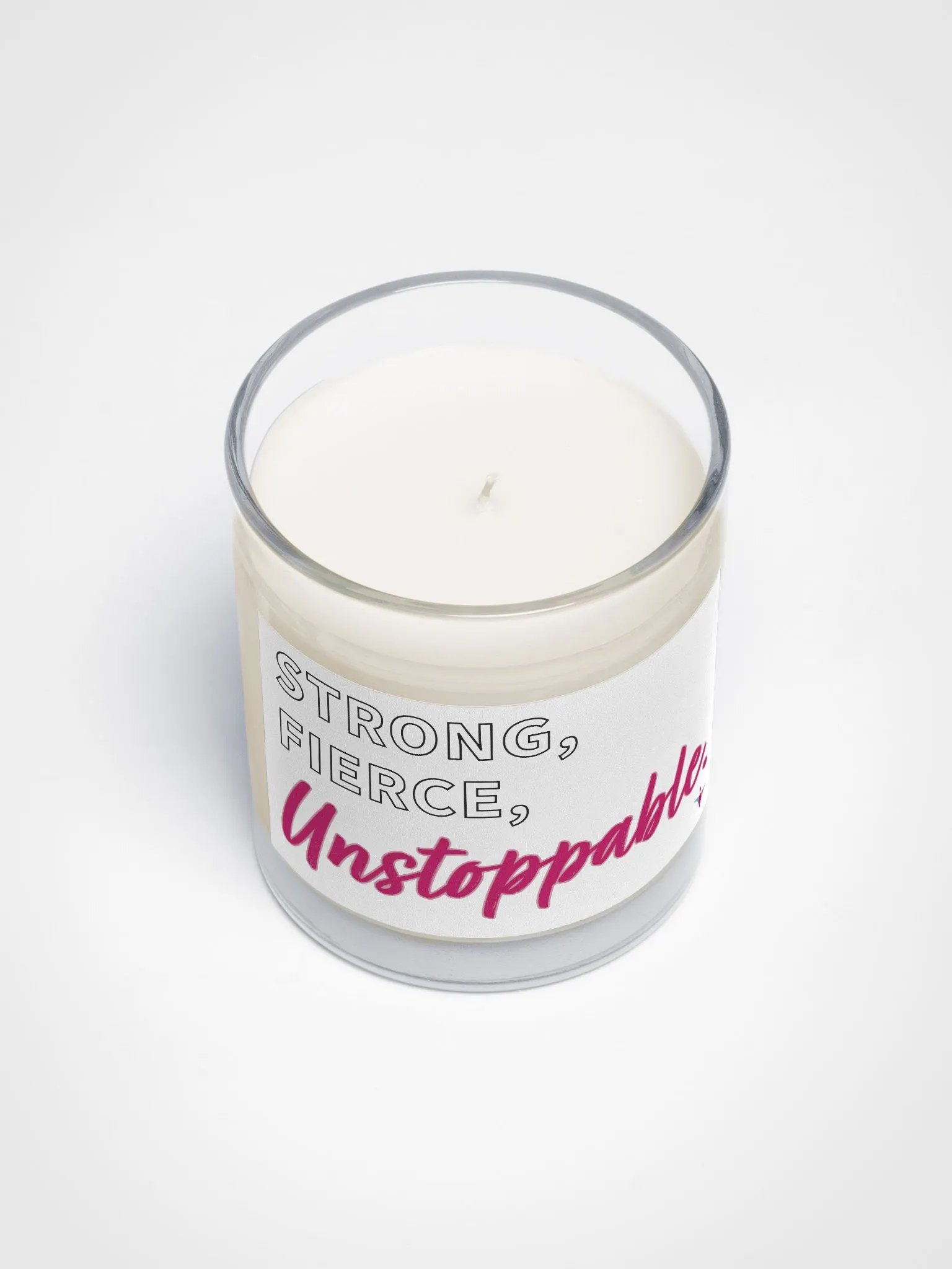 STRONG FIERCE UNSTOPPABLE | Soy Wax Candle product image (1)