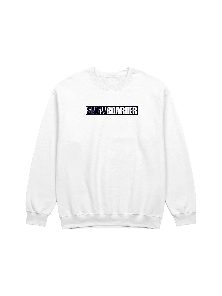 Snowboarder Lockup Logo | Crewneck Sweatshirt (Light) product image (2)
