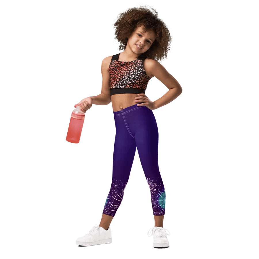 Midnight Celebration All-Over Kids Leggings product image (12)