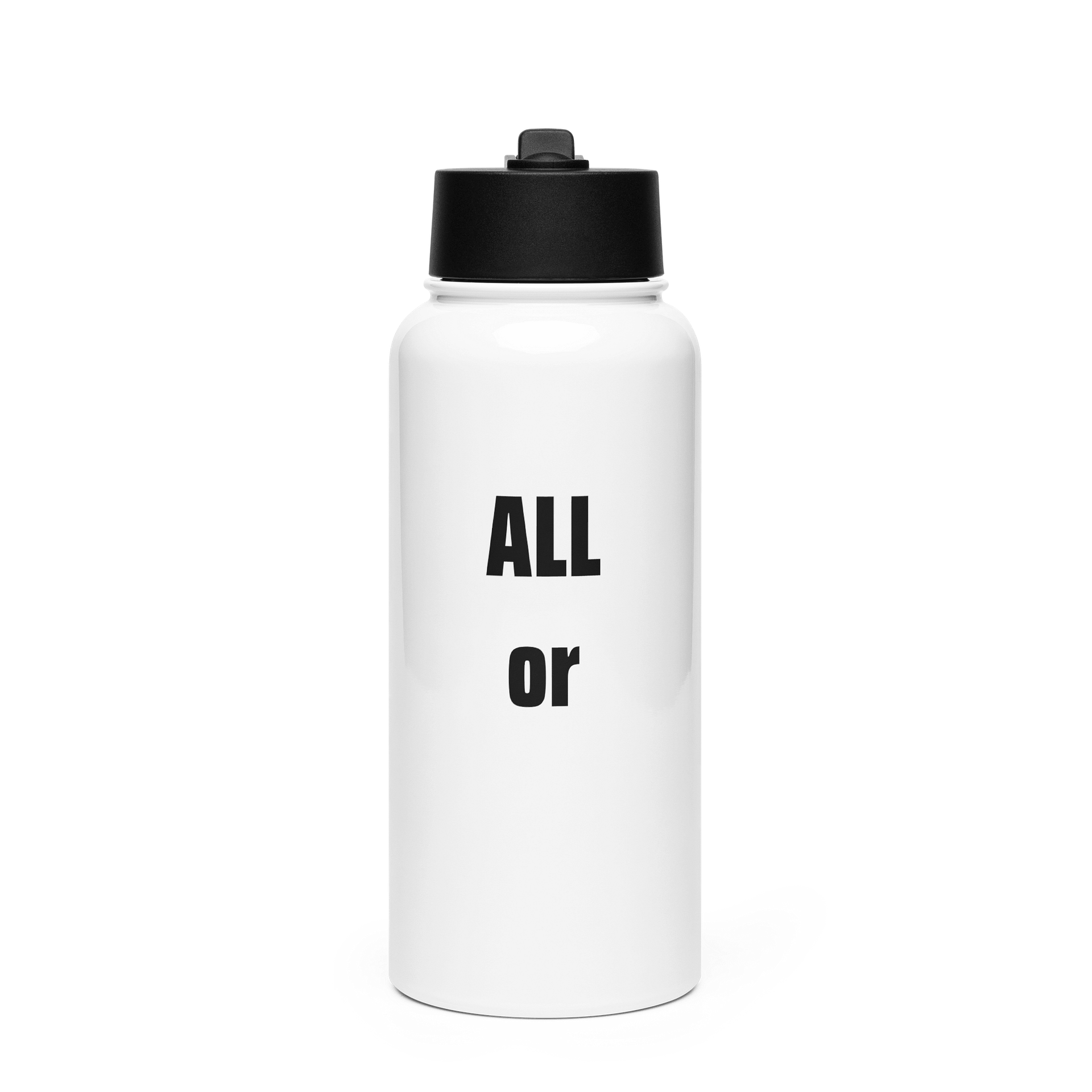 Stainless Steel Water Bottle with a Straw Lid product image (1)