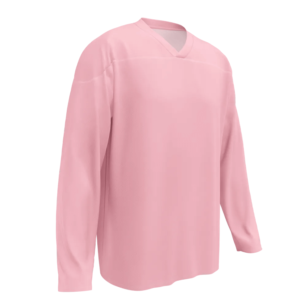 Plain Color Pink Hockey Fan Jersey product image (1)